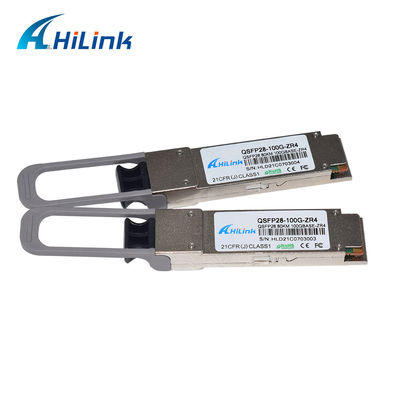 100G QSFP28 4 Channel ZR4 80KM LC Connector Optical Transceiver Compatible With Most Brands