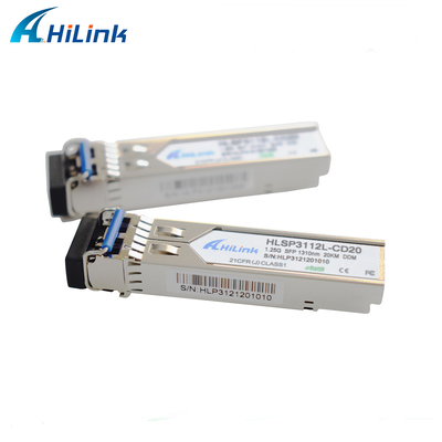 Hilink HW Compatible SFP Fiber Optic Module 1.25G SFP BIDI 20km LC Connector