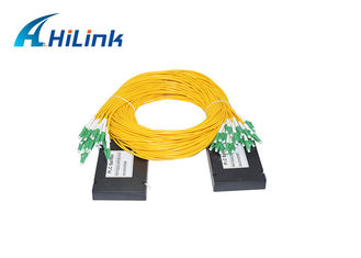 Passive FTTH Fiber Optical Splitter 1x32 PLC SC/LC Connector 1260-1650nm Low PDL