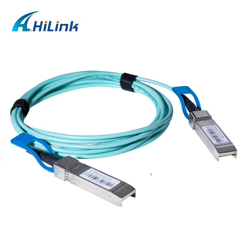 25G SFP28 Active Optical Cable DDM Network Cabling Direct Attach 25G AOC Cable