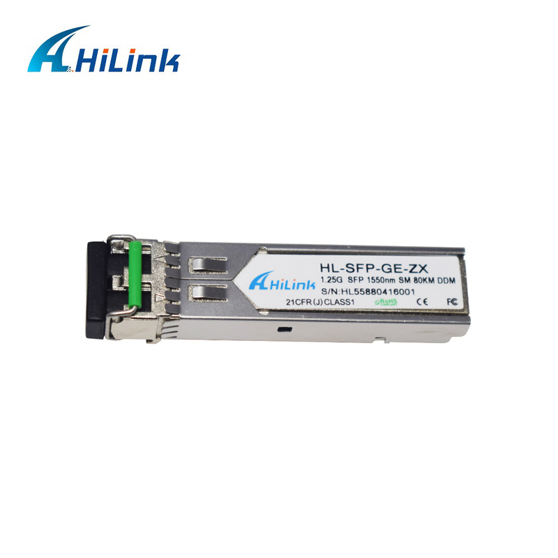 1.25G SFP Optical Transceiver Module SMF 1550nm 80KM DDM Cisco Compatible