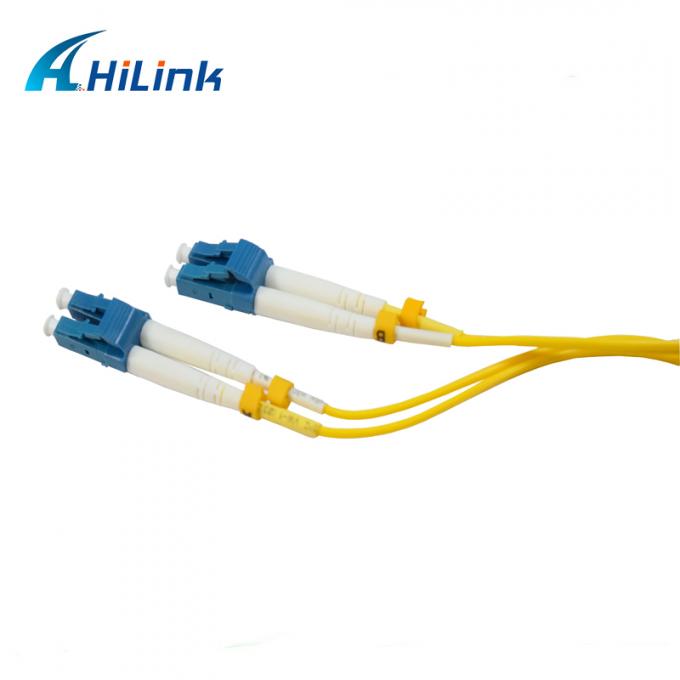 Fiber Optic Patch Cord LC/UPC ke LC/UPC Konektor 9/125um 2.0/3.0mm 2M Jumpers 1
