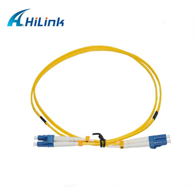 Fiber Optic Patch Cord LC/UPC ke LC/UPC Konektor 9/125um 2.0/3.0mm 2M Jumpers 2