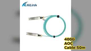 Kabel AOC QSFP-DD 400G 50m RoHS