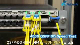400G QSFPDD DR4 1310nm 500M pada Juniper Swirch