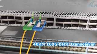 Pengujian Transceiver BIDI 100G QSFP28 40KM