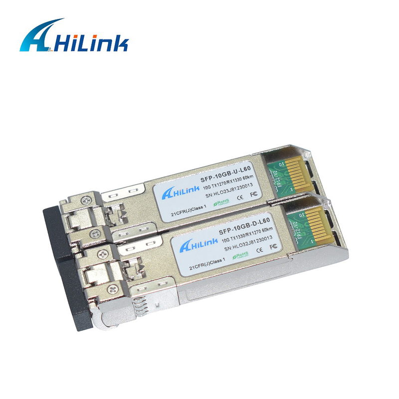 10G 60KM SFP+ Modul Transceiver BIDI 60KM SFP+ 10G-ER4-60KM SMF 1270nm/1330nm