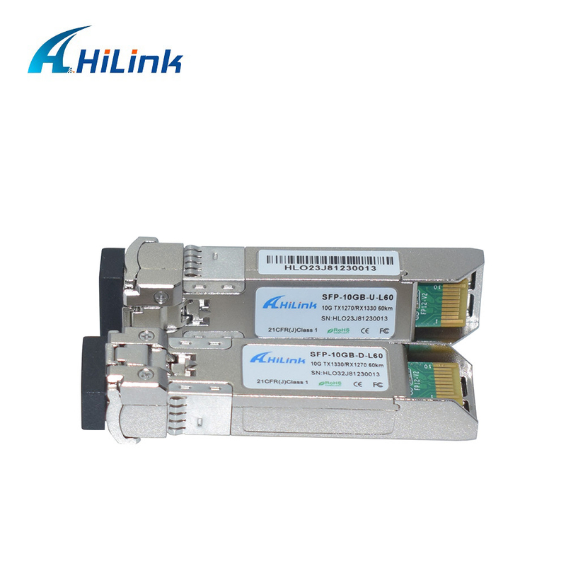10G 60KM SFP+ Modul Transceiver BIDI 60KM SFP+ 10G-ER4-60KM SMF 1270nm/1330nm