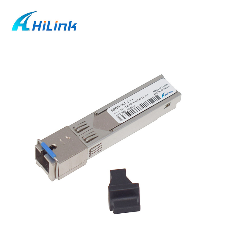 GPON OLT C++ Modul SFP 2.5G 20km TX 1490nm 2.488Gbps RX 1310nm 1.244Gbps SFP BIDI SC/UPC