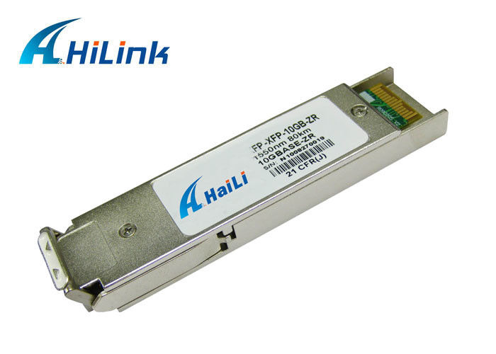 Kompatibel Cisco 10G XFP Transceiver, XFP 10G ZR 1550nm 80km disetel Dengan LC Connector