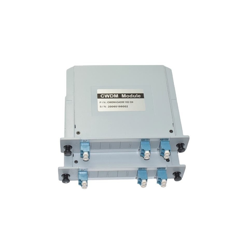 Optical Add - Drop Multiplexer 2CH 4CH 8CH CWDM OADM Untuk Penggunaan Jaringan FTTx yang Fleksibel