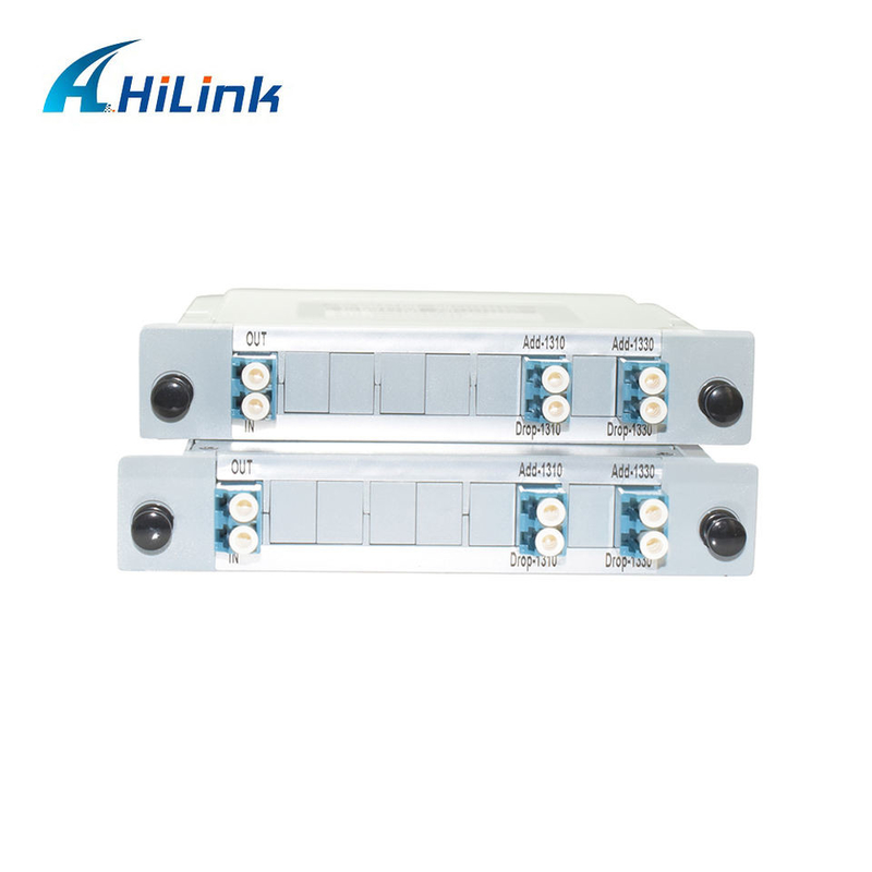 Optical Add - Drop Multiplexer 2CH 4CH 8CH CWDM OADM Untuk Penggunaan Jaringan FTTx yang Fleksibel