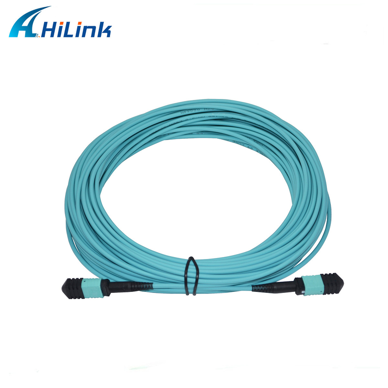 MPO MPO Fiber Cord WDM Solution 24 Core Multimode OM4 Male Male Type B