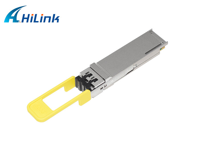 100Gb/S QSFP28 DR1 Transceiver Optik Lambda Tunggal 1310nm 500M Dengan FEC HLQSFP28-100G-DR1