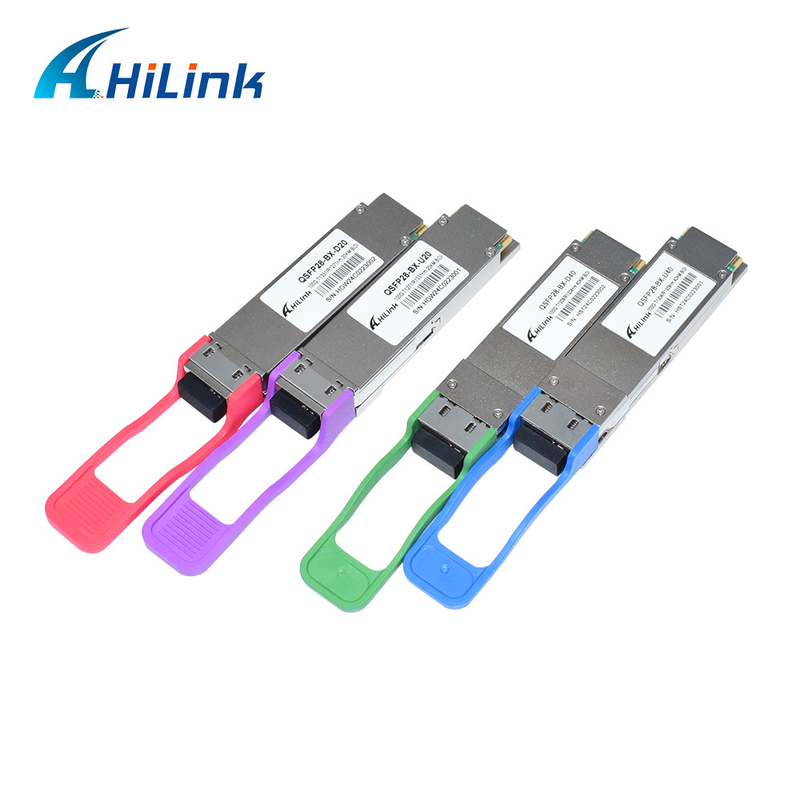 Modul Transceiver QSFP28 100G BIDI 40KM 1304/1309nm EML+APD QSFP28-BX-D40 Transceiver