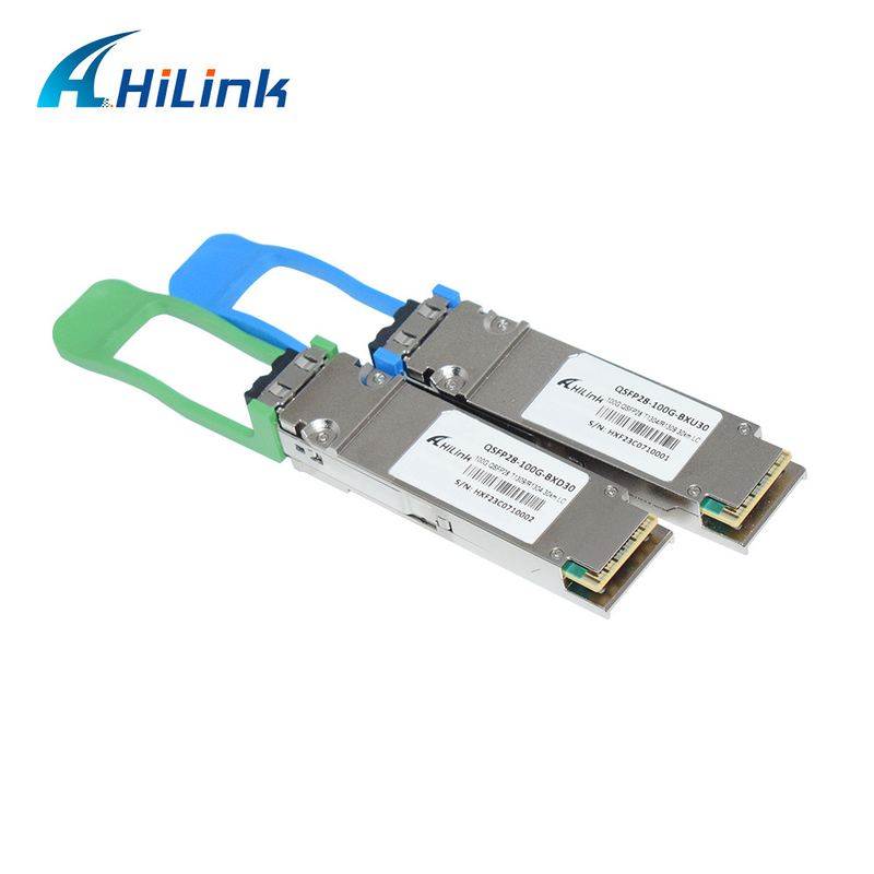 Modul Transceiver QSFP28 100G BIDI 40KM 1304/1309nm EML+APD QSFP28-BX-D40 Transceiver
