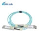 100G AOC Kabel AOC 100G sampai 100G Kabel QSFP28 sampai QSFP28 850nm Kabel Optik Aktif OM3 OM4