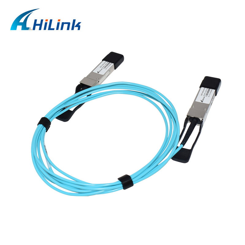 Kabel optik aktif 40GBASE 3M QSFP AOC OM3 OM4 QSFP+ ke QSFP+ AOC 3M