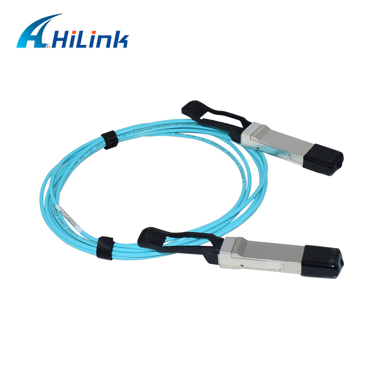 Kabel optik aktif 40GBASE 3M QSFP AOC OM3 OM4 QSFP+ ke QSFP+ AOC 3M
