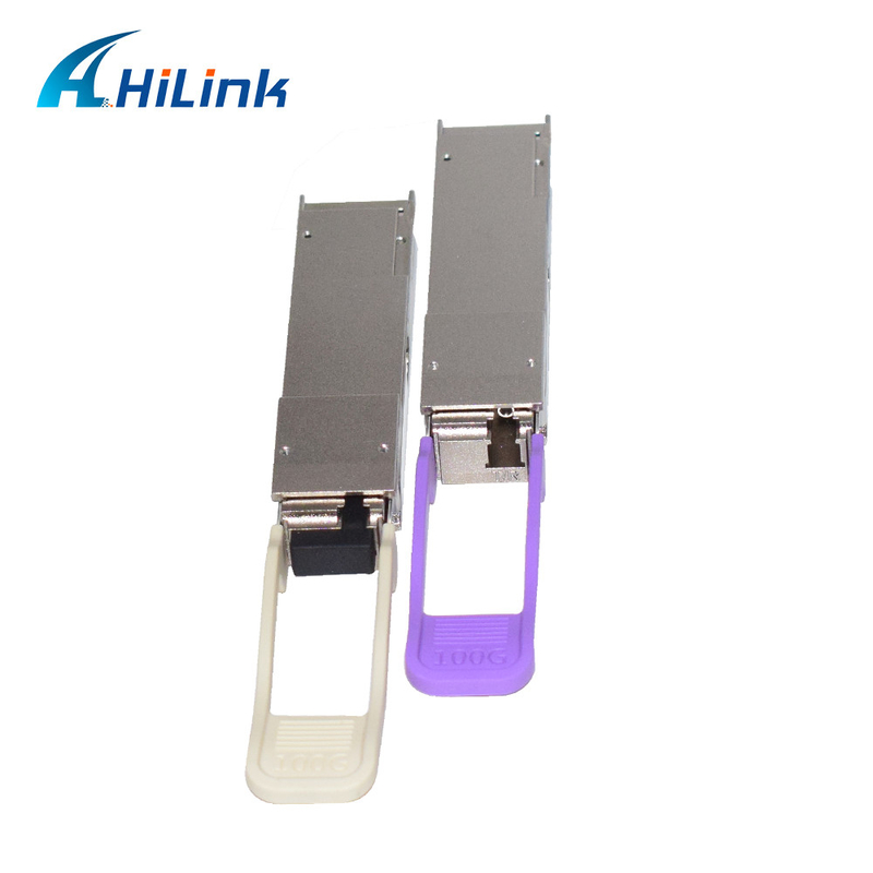 100Gb/s QSFP28 BiDi 80km Transceiver Modul Transceiver Optik Simplex LC/UPC DOM