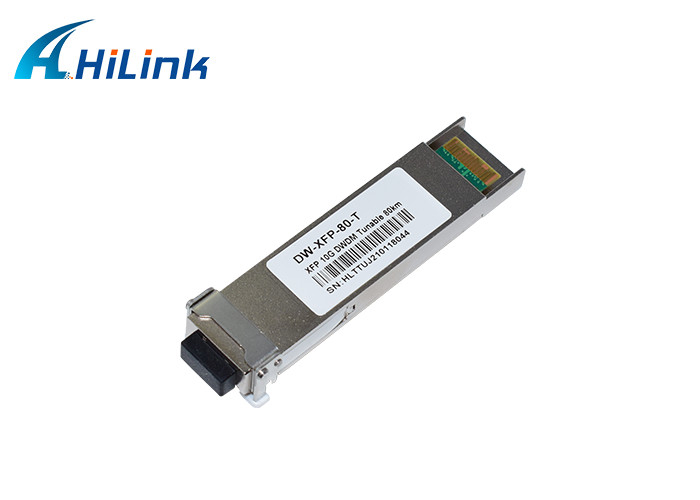 Kompatibel Cisco 10G XFP Transceiver, XFP 10G ZR 1550nm 80km disetel Dengan LC Connector