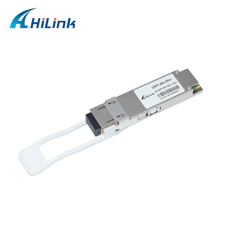 QSFP 40G ZR4 100KM 1550nm 40 Gb/s QSFP+ Modul Optik LC Duplex Transceiver DOM