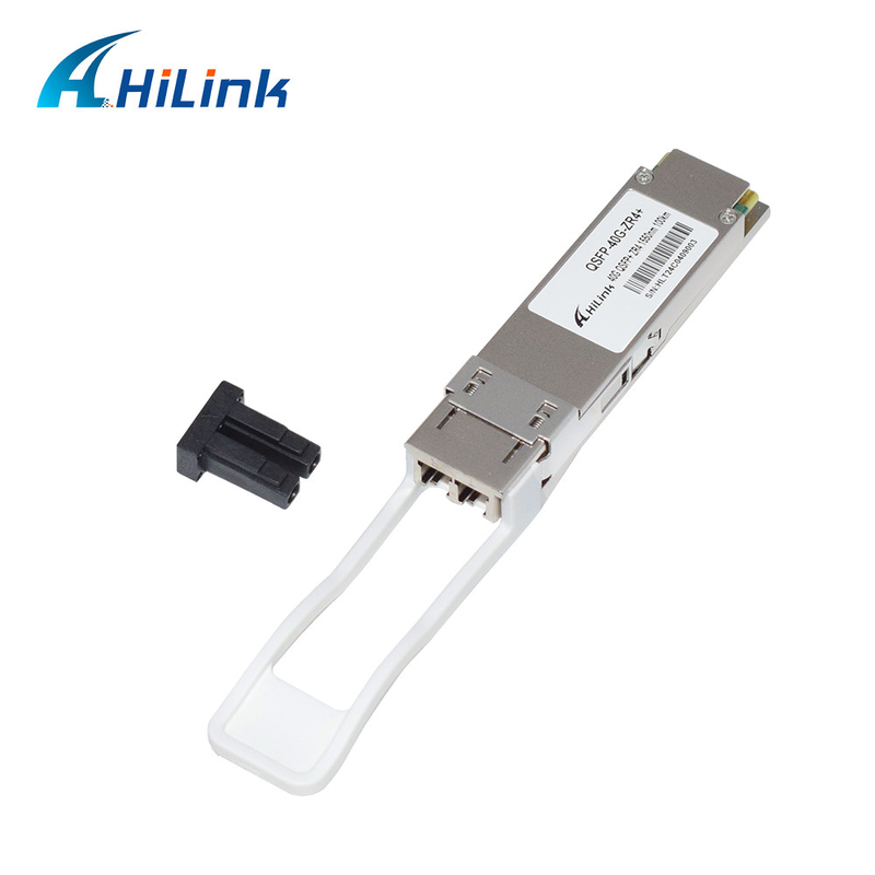 QSFP 40G ZR4 100KM 1550nm 40 Gb/s QSFP+ Modul Optik LC Duplex Transceiver DOM