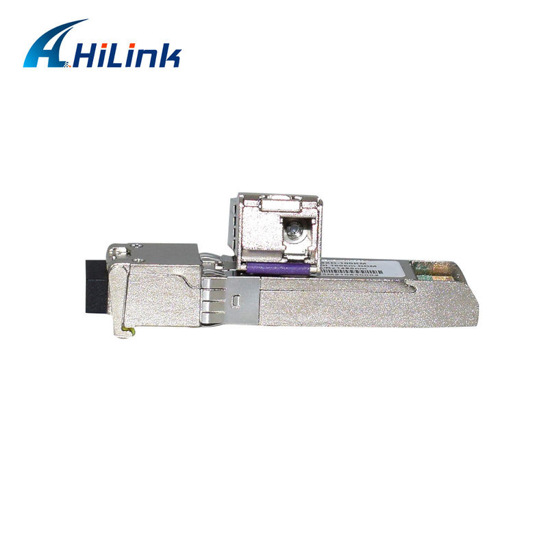 BIDI 10G WDM SMF Optical Transceiver SFP+ 100KM Tx1490nm/Rx1550nm dengan LC Fiber Optic Transceivers untuk Jaringan FTTH