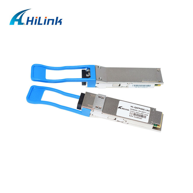 Kualitas tinggi QSFP-40G-LR4 20KM Dual LC QSFP+ PSM4 LR4 Optical Transceiver Module