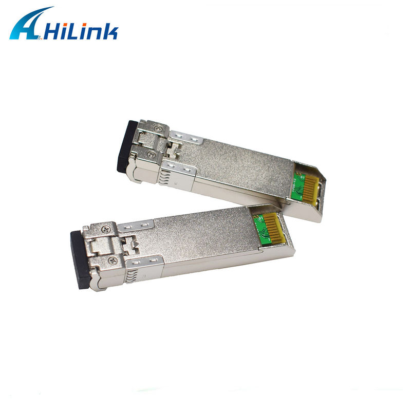 80KM Jarak SFP 10G SMF 1550nm ZR Duplex LC DDM Optical Module dengan EML Transmitter