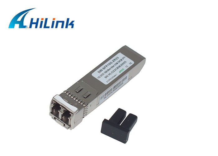 10GBASE-ZR Duplex LC Modul Optical Transceiver 10G CH23 1558.98nm 80km ZR DOM DWDM SFP +