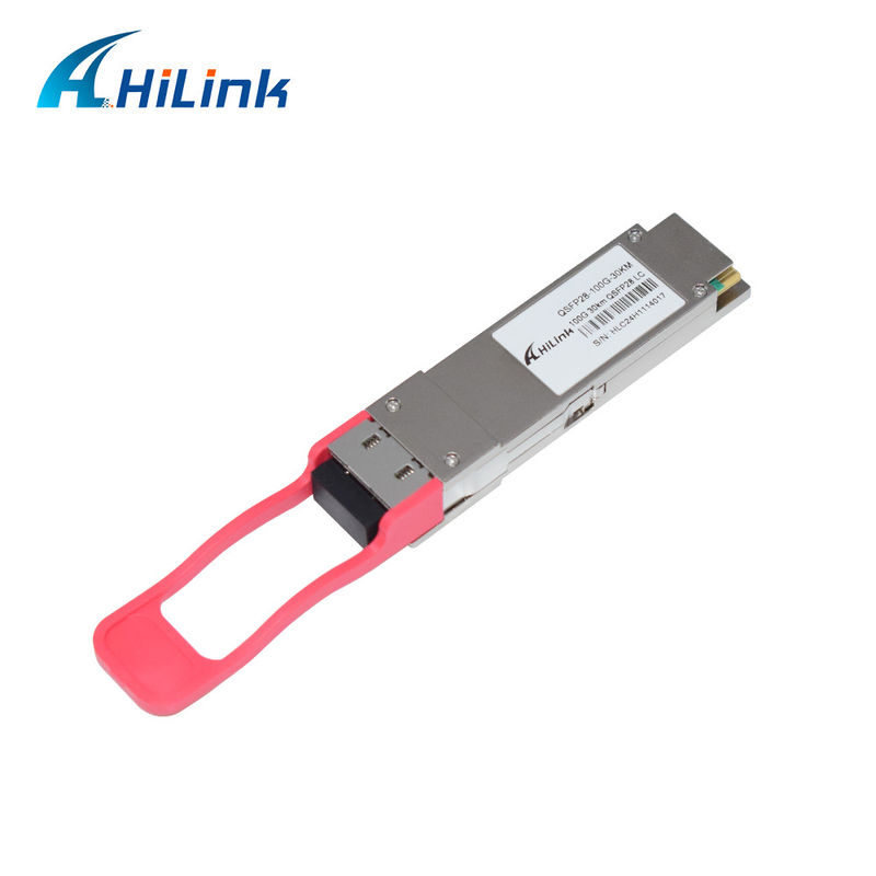 QSFP+ 40G LC 30KM 40G ER4 Optical Transceiver Module LWDM Panjang gelombang untuk penggunaan telekomunikasi Jarak 30KM
