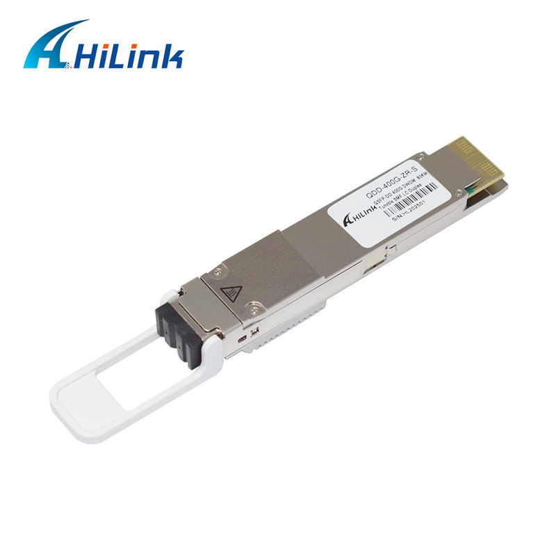 QSFP DD 400GBASE DWDM ZR 80KM Transceiver Module QDD-400G-ZR-S DWDM Tunable SMF LC DOM