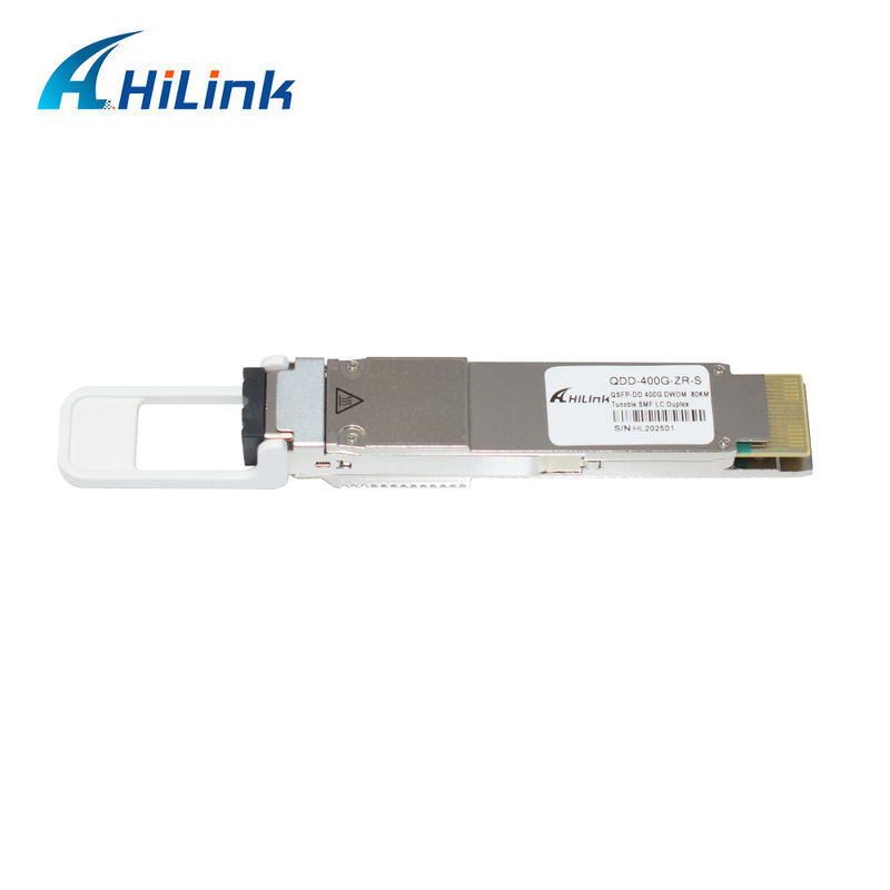 QSFP DD 400GBASE DWDM ZR 80KM Transceiver Module QDD-400G-ZR-S DWDM Tunable SMF LC DOM
