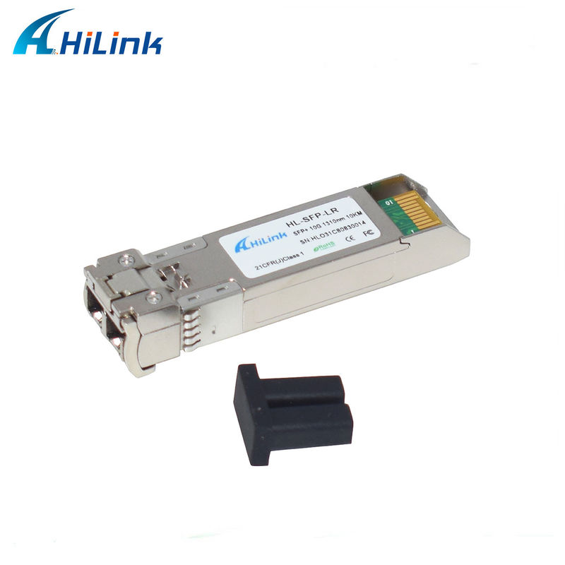 Modul Optik Kompatibel SFP 10G 1310nm 10KM/20KM dengan Laju Data Dasar 10G Suhu Operasi 0 hingga 70C