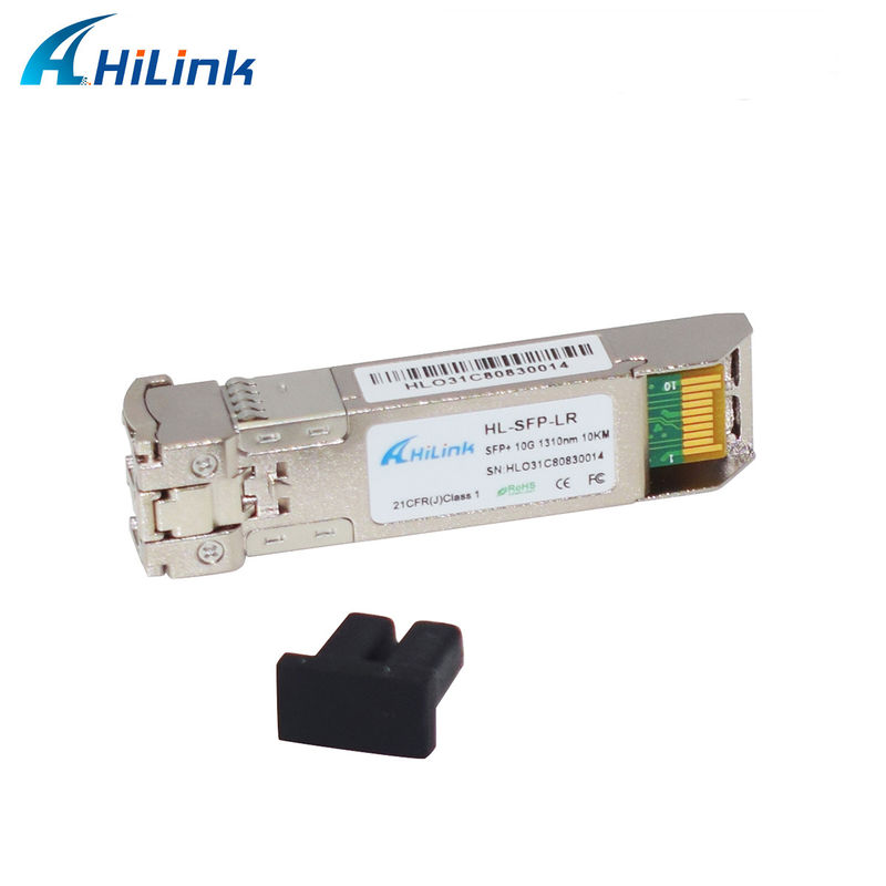 Modul Optik Kompatibel SFP 10G 1310nm 10KM/20KM dengan Laju Data Dasar 10G Suhu Operasi 0 hingga 70C
