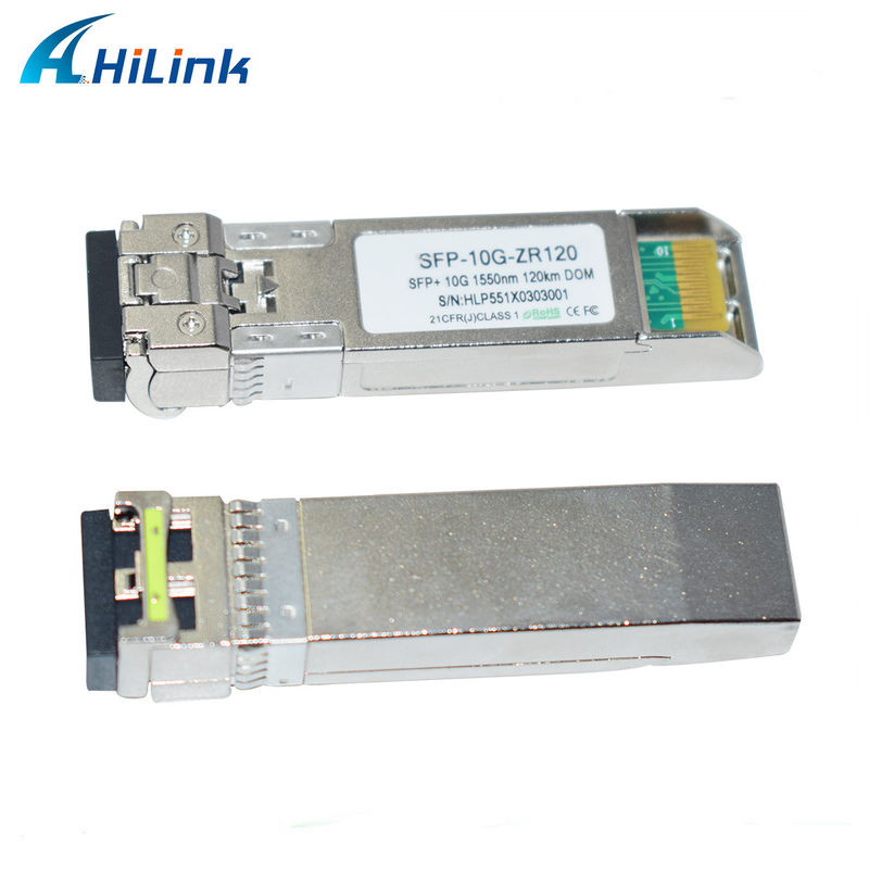 Hilink 10G Base SFP+ ZR 120KM 1550NM Fiber Optic Equipment Optic Transceiver Module Kompatibel