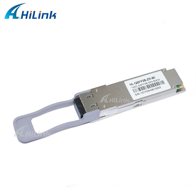 QSFP28 ZR4 80KM LWDM4 1295-1304NM LC Connector SOA+Pin Fiber Optic Transceiver Harga Baik Komunikasi & Jaringan Produk