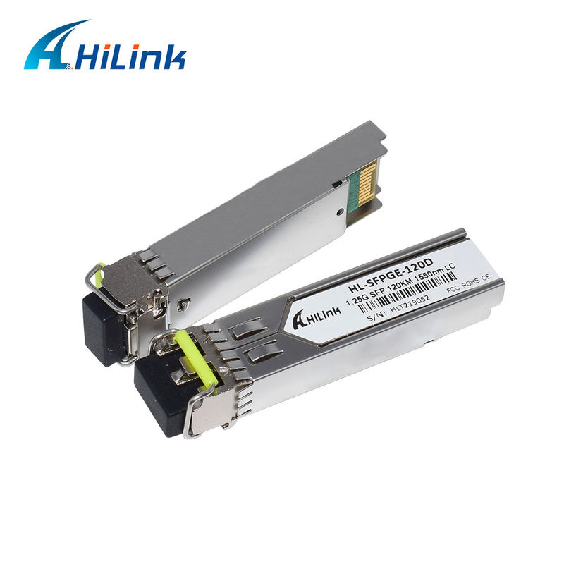 HL-SFPGE-120D HILINK 1.25G SFP Jarak Panjang 120km 1550nm Konektor LC Modul GBIC DDM