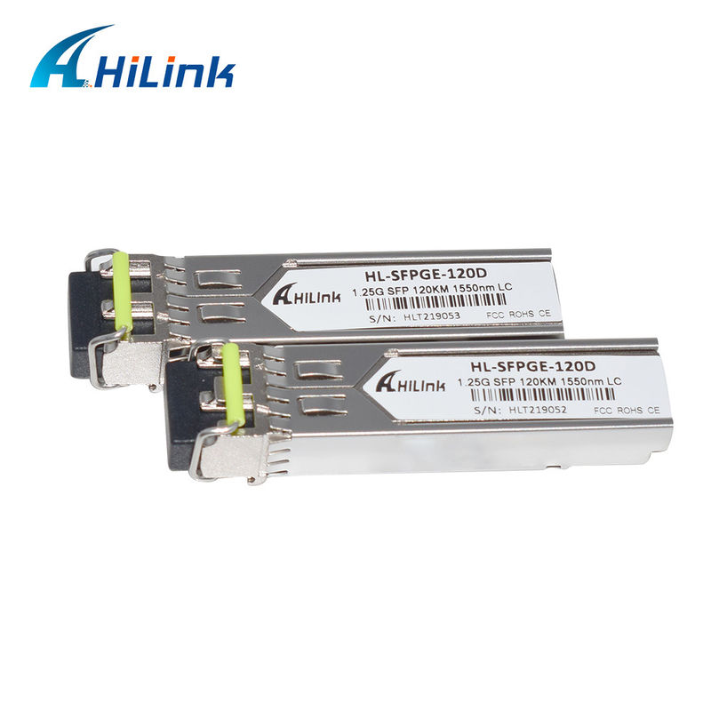 HL-SFPGE-120D HILINK 1.25G SFP Jarak Panjang 120km 1550nm Konektor LC Modul GBIC DDM