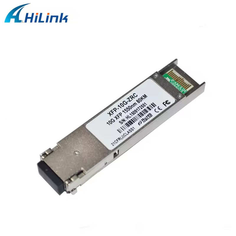 3 Tahun Garansi 10G-XFP-ZR-80km Hilink 10Gb/s 1550nm 80km Duplex Fiber SM XFP GBIC Transceiver Module