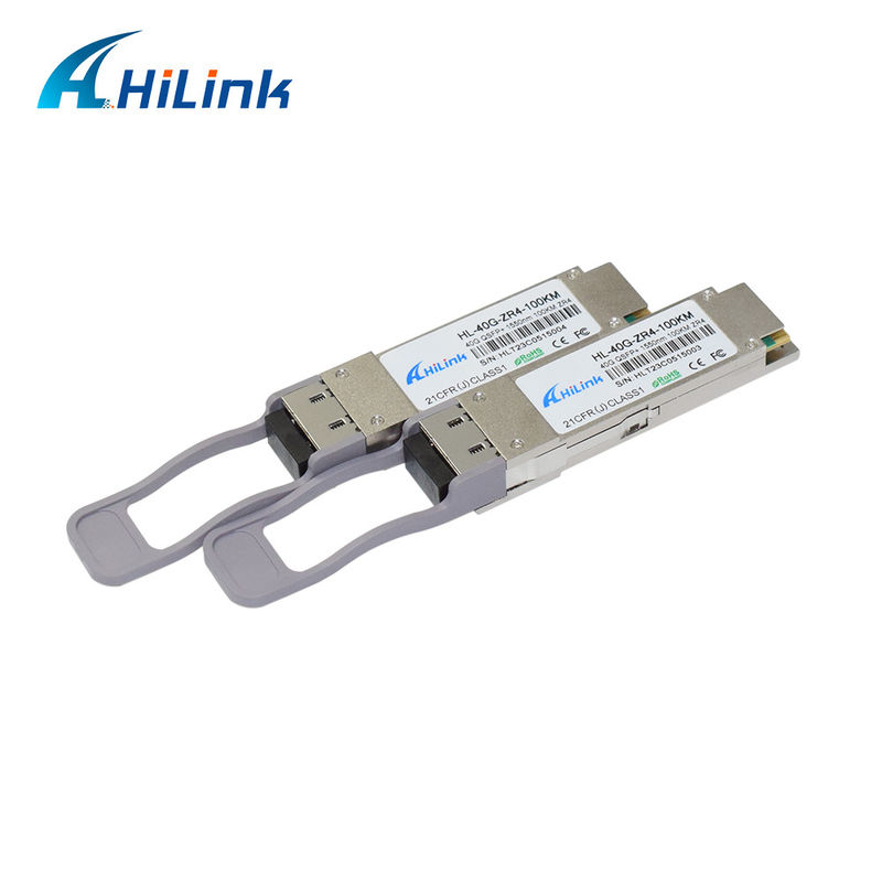 Generik QSFP-40G-ZR4 Kompatibel 40GBASE-ZR4 Optical Transceiver Module 1550nm 100km EML+ APD Komunikasi & Jaringan Produk