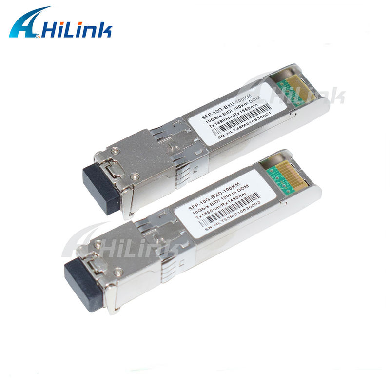 Modul Transceiver 10G SFP BIDI 3- Jangkauan 100KM 1490/1550NM EML APD untuk Jaringan Jarak Jauh Berkecepatan Tinggi