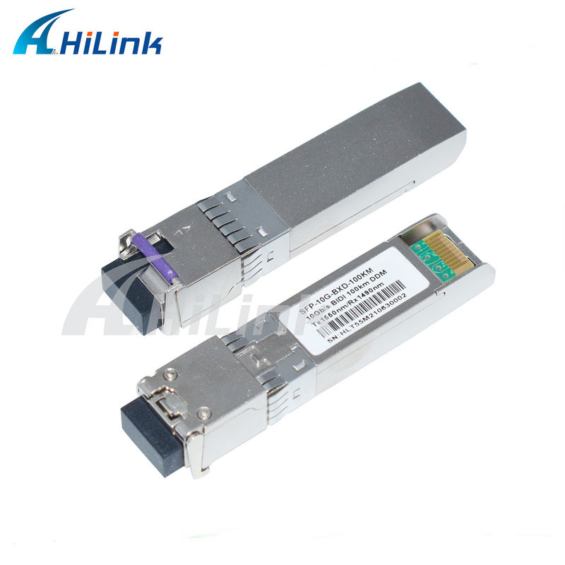 Modul Transceiver 10G SFP BIDI 3- Jangkauan 100KM 1490/1550NM EML APD untuk Jaringan Jarak Jauh Berkecepatan Tinggi