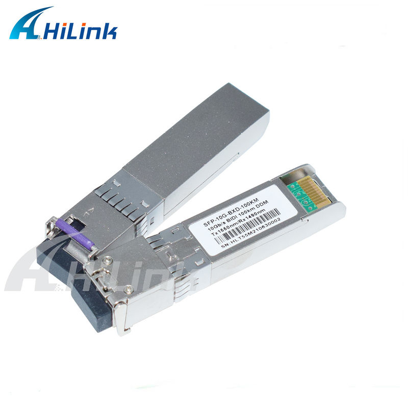 Modul Transceiver 10G SFP BIDI 3- Jangkauan 100KM 1490/1550NM EML APD untuk Jaringan Jarak Jauh Berkecepatan Tinggi