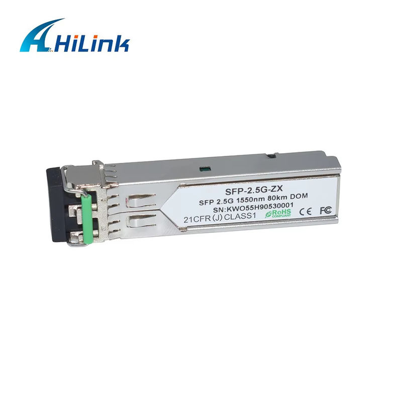 Pabrik Profesional 2.5G SFP 80KM 1550nm LC Connector Fiber Optic Module