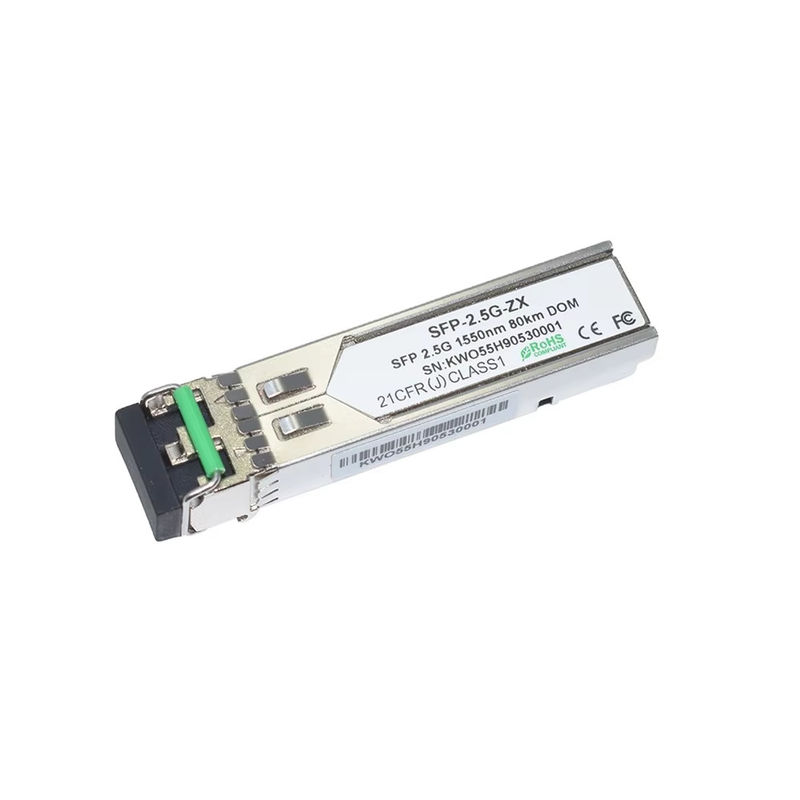 Pabrik Profesional 2.5G SFP 80KM 1550nm LC Connector Fiber Optic Module