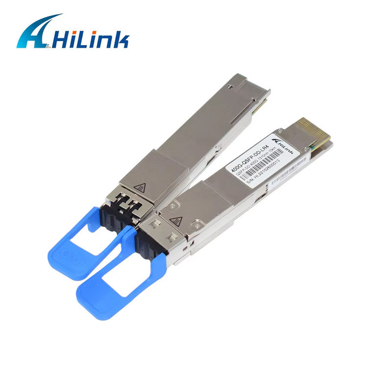 400Gb/s QSFP-DD LR4 10km SMF Optical Transceiver Duplex LC Connector untuk RoHS Compliant dan Jarak Panjang