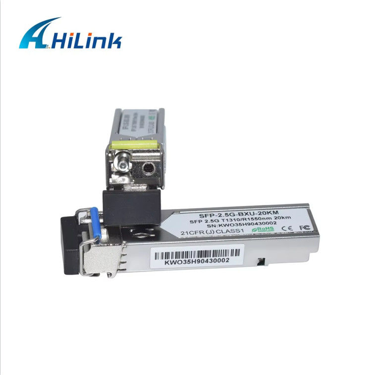 Modul SFP BIDI Basis Hilink 2.5G 20KM WDM 1310NM/1550NM Konektor LC
