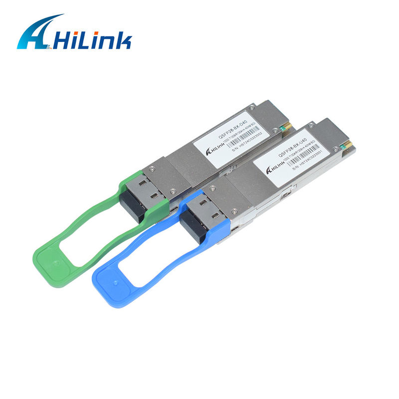 Transceiver Optik QSFP28 BIDI 100G 40KM 100G-ER1-40 MSA Laser EML Penerima APD 1309.14nm/1304.58nm